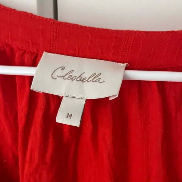 Cleobella mini dress Medium cherry red - Picture 5 of 5